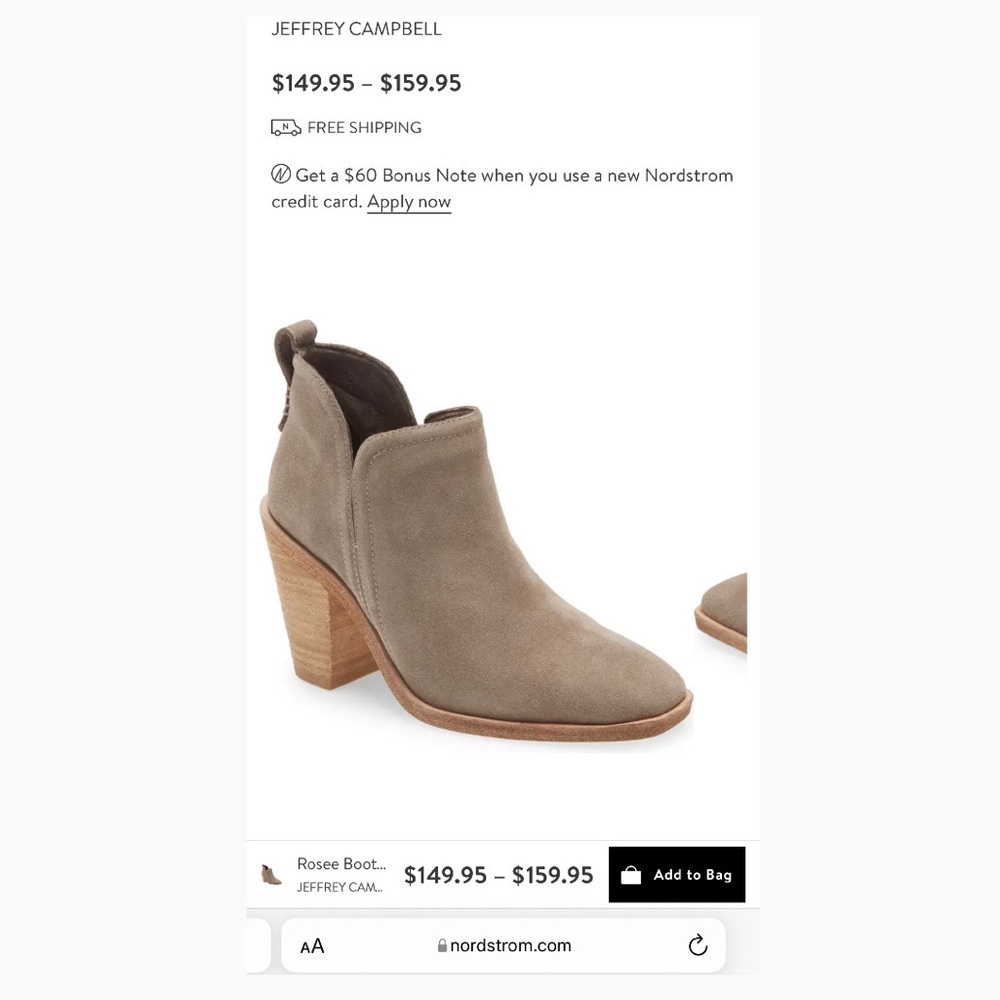 Jeffrey Campbell Rosee Bootie - Picture 7 of 7